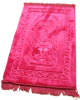 Tapis de luxe Grand Confort (rembourre et ultra-confortable) rose bonbons - Motif Kaaba