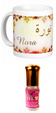 Pack Mug (tasse) + Parfum "Nora"