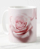 Mug avec message personnalise (rose clair)
