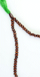 Chapelet (Subha) a 99 grains en bois artisanal fait main (24 cm)