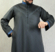 Qamis traditionnel homme elegant de qualite superieure pour homme - Couleur gris clair brillant