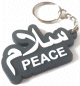 Porte-cle plastique souple Salam - Peace - Paix -