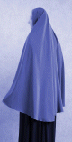Grande cape ample - Hidjab long de priere pour femme - Couleur Bleu
