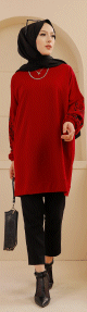 Tunique - Couleur rouge claret