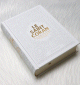 Le Saint Coran - Transcription phonetique et Traduction des sens en francais - Blanc - Edition de luxe (Couverture cuir de couleur blanche doree)