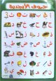 Planche cartonnee alphabet arabe - Mini poster -   -