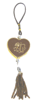 Pendentif sous forme coeur Allah - Mohammed (SAW) Pendentif sous forme coeur Allah - Mohammed (SAW)
