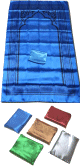 Tapis de poche pliable et transportable avec son étui de couleur brillante
